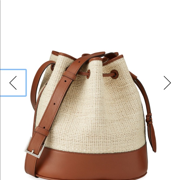 hunting season Handbags - Hunting Season Drawstring in Woven Platano Cognac